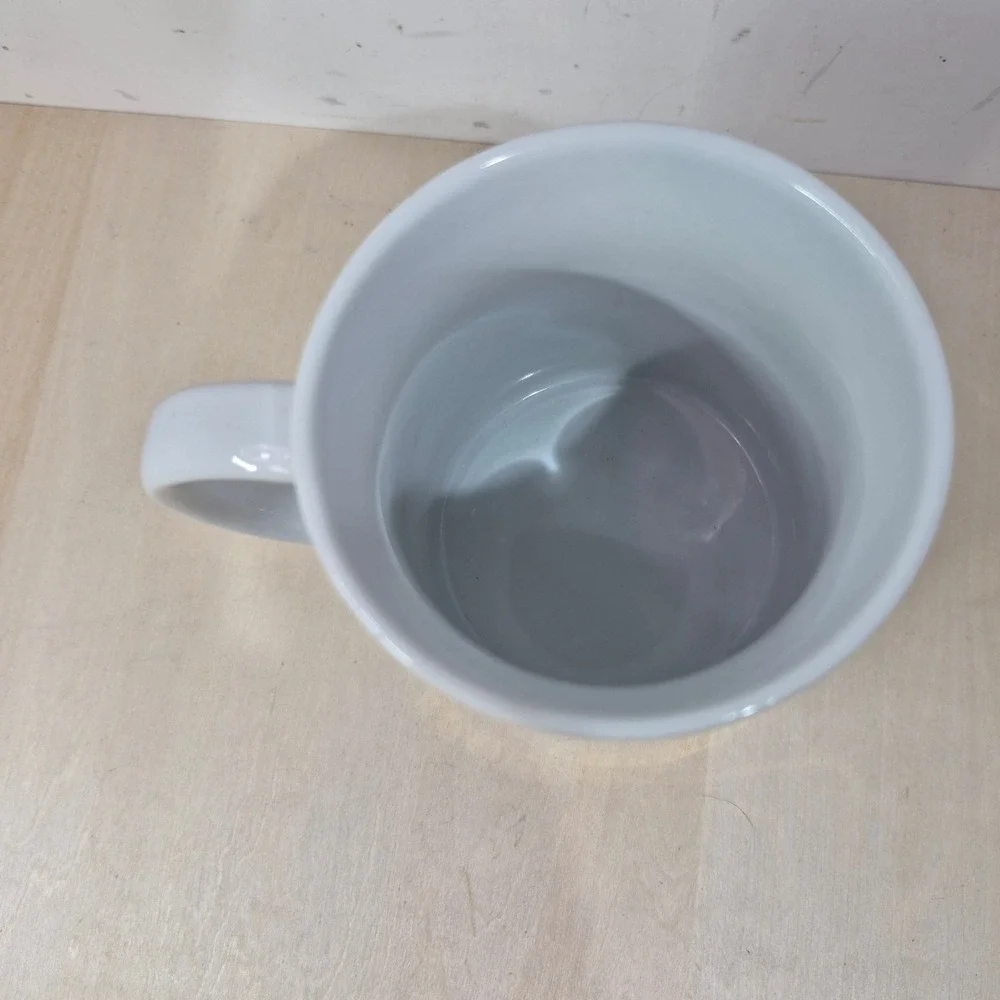 Norwegian Cruise Line SS Norway Coffee Mug Vintage Nautical Anchor White Gold